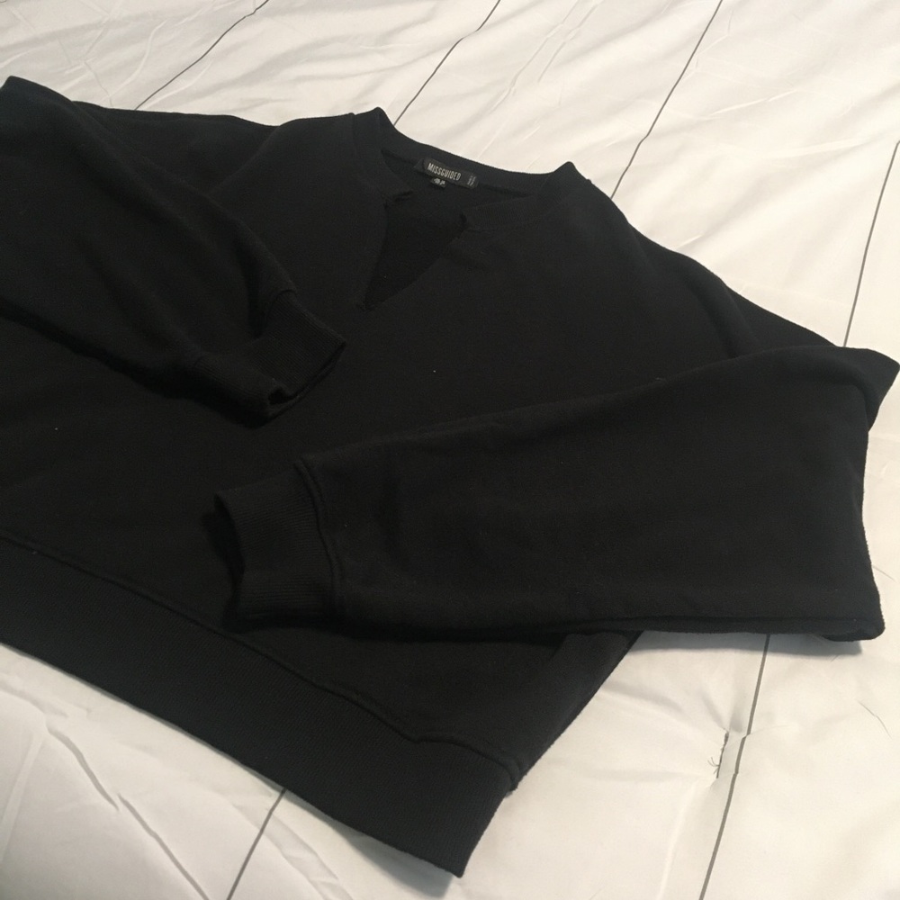 Missguided Cropped Sweatshirt